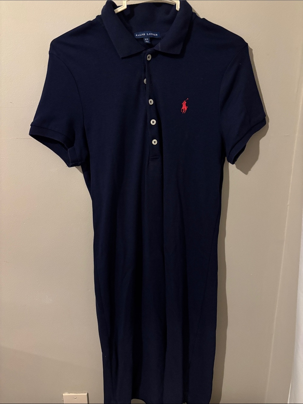 Ralph Lauren Navy Polo Dress with Red Pony